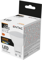 Entac LED Spot Wide Angle GU10 6, 5W NW 4000K (LLSW-6-5W-NW)