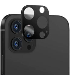 Techsuit - Teljes Kamera Üveg - iPhone 12 Pro Max - Fekete