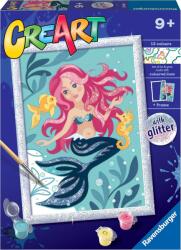 Ravensburger Set de pictură pe numere Ravensburger CreArt - Mică Sirenă (23568)