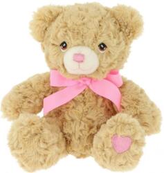 Keel Toys Jucărie de pluș Keel Toys - Ursuleț, cu o inimă roz și o panglică, 25 cm (SV2966)
