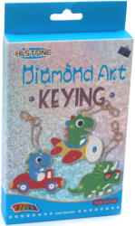  Kit de pictură cu diamant Hi Stone - Dinozaurii (3 buc . breloc ) (852110)