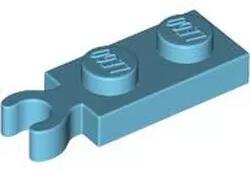 LEGO® 78256c156 - LEGO közepes azúr lap 1 x 2 méretű, függőleges klipsszel a végén (78256c156)