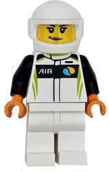 LEGO® cty1718 - LEGO minifigura versenypilótanő, fehér ruhában (cty1718)