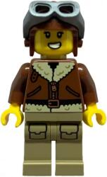 LEGO® cty1844 - LEGO minifigura pilótanő, barna ruhában (cty1844)