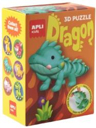 APLI 3D puzzle Apli Kids - Dragon, dragon turcoaz (19948) Puzzle