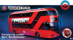 Airfix Model asamblat Airfix Modern: Autobuze - QUICKBUILD New Routmaster Bus - Asamblare fără lipici (AIRJ6050)