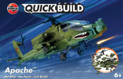 Airfix Model asamblat Airfix Militar : Elicoptere - QUICKBUILD Apache - Asamblare fără lipici (AIRJ6004)