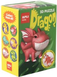 APLI 3D puzzle Apli Kids - Dragon, dragon roșu (19947) Puzzle