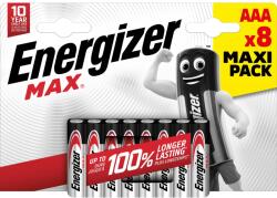 Energizer alkáli elem Max AAA Micro 8 darab