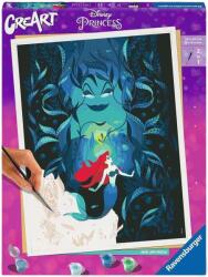 Ravensburger Set de pictură pe numere Ravensburger CreArt - Ariel și Ursula (23732)