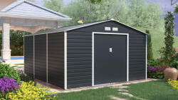 G21 GAH 1300 kerti tároló fémház fészer 340 x 382 cm, antracit (63900695) (GAH-1300-ZNGA-2S0)