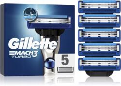 Gillette Mach3 Turbo cserélhető fej 5 db (246016)