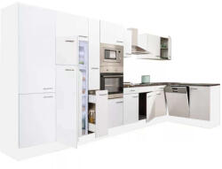 Leziter Yorki 430 sarok konyhabútor felülfagyasztós hűtős kivitelben - pepita - 535 720 Ft