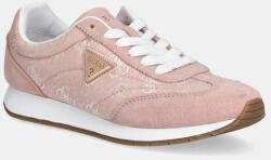GUESS sneakers din piele intoarsă JOGGIN PPYA-OBD2ZP_03X (FLJJOG.FAL12.PEACH)