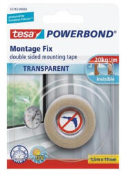 tesa 55743 1, 5mx19 mm beltéri átlátszó montázsszalag (55743-00003-20) - haztartasibolt