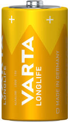 VARTA 4120101422 Longlife góliát D (LR20) elem 2db/csomag (műanyagmentes csomagolás) (4120101422) - haztartasibolt