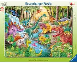 Ravensburger - Puzzle tip rama urletul dinozaurilor 30 piese (RVSPC04153)