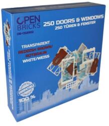 Open Brick Source Jucarie - Seturi de constructie - Usi si ferestre (250 piese) (OB-BS8902) - ookee
