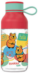 QUOKKA Ice Kids pánttal - Tritán üveg 430 ml Happy Quokka (40155)