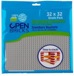 Open Brick Source Jucarie - Seturi de constructie - Placa gri deschis 32x32 (OB-P32GY1)