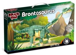 Open Brick Source Dinozaur de jucarie - Set constructie Brontozaur (611 piese) (OB-WS0447) - ookee