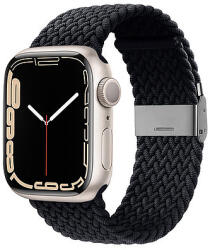 Crong Wave Band - Fonott szíj Apple Watchhoz 38/40/41/42 mm grafit (CRG-40WAV-CRL)