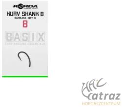 Korda Basix Kurv Shank Barbless Méret: 8 - Korda Pontyozó Horog (KBX040)