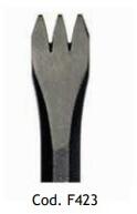 MILANI UTENSILI Dalta manuala 4 dinti sculptura piatra , 14 mm, Milani Utensili (F423) Dalta