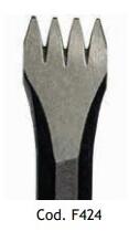 MILANI UTENSILI Dalta manuala 4 dinti sculptura piatra , 19 mm, Milani Utensili (F424) Dalta