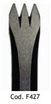 MILANI UTENSILI Dalta manuala 3 dinti sculptura piatra , 17 mm, Milani Utensili (F427) Dalta