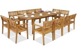 Garden Point Mobilier terasă din lemn Jakarta/Timor 12 Garden Point (GAP352_12xGAP353)