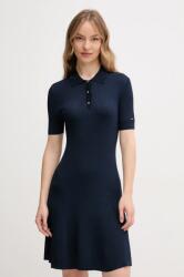 Tommy Hilfiger ruha sötétkék, mini, harang alakú, WW0WW45512 - sötétkék XS