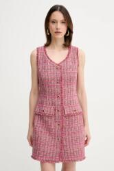 GUESS ruha CLAUDIA rózsaszín, mini, egyenes, 5GGK17 7302A - rózsaszín 42