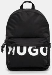 HUGO BOSS hátizsák fekete, férfi, nagy, nyomott mintás, 50541899 - fekete Univerzális méret