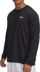 Under Armour UA M WORKWEAR LOGO LS Hosszú ujjú póló 1390167-001 Méret M 1390167-001