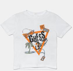 GUESS baba pamut póló fehér, nyomott mintás, I5GI00 K8HM4 - fehér 88-96