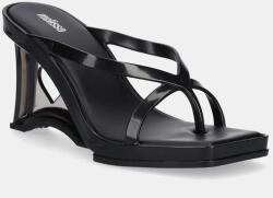 Melissa flip-flop GLASS HEEL AD fekete, női, éksarkú, M 35801 AW696 - fekete Női 40