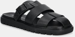 Calvin Klein Jeans papucs SQ MOLDED SANDAL FISHERMAN fekete, férfi, YM0YM01220 - fekete Férfi 44