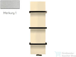 Radeco WALL NEW 1790x470 design radiátor törölközőtartó nélkül, MERKURY 1 (metál ezüst) színben (Radeco_WALL_NEW_MERKURY1)