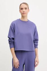 PUMA pamut melegítőfelső lila, női, sima, 685058 - lila L