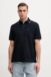 Tommy Hilfiger pamut póló sötétkék, férfi, sima, MW0MW38457 - sötétkék M