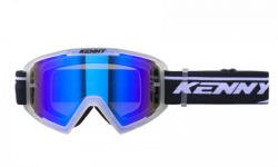Kenny racing track clear szemüveg, kék tükrös lencsével (251-0803011-00)