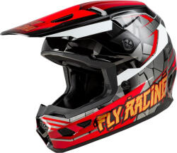 FLY Racing Kinetic Scorched gyerek bukósisak piros-fekete (73-8667)