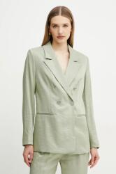 Guess zakó CAMILLE zöld, sima, kétsoros gombolású, W5GN63 WH5F0 - zöld XL