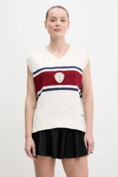 Adidas pamut mellény Retro női, bézs, KA4393 - bézs L