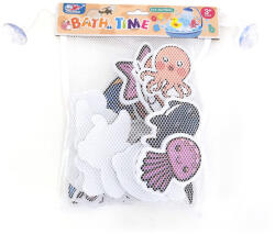  Csempetapasz fürdőjáték hálóban - tengeri állatok és dínók