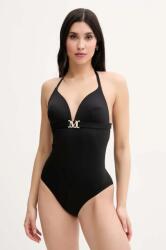 Max Mara Beachwear egyrészes fürdőruha fekete, enyhén merevített kosaras, 2516831039600 - fekete S