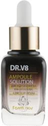 Farm Stay DR-V8 Ampoule Solution Black Snail - Szérum Csigamucinnal 30ml