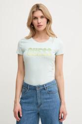 Guess t-shirt DEGRADE női, türkiz, W5GI14 J1314 - türkiz XS