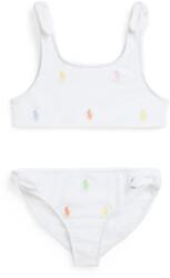 Ralph Lauren kétrészes gyerek fürdőruha fehér, 313964790001 - fehér 149-154